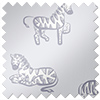 Zebra, Light Grey - Roller Blind